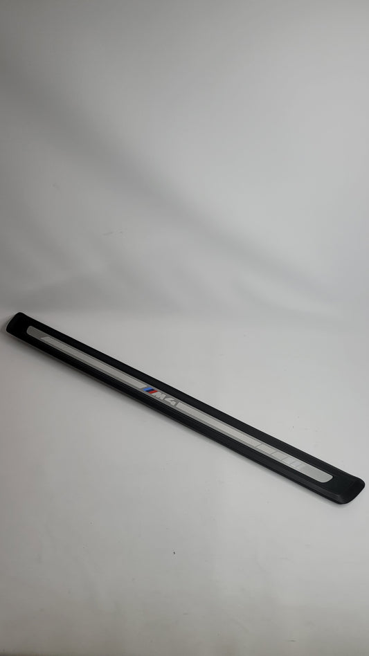 BMW G82 M4 OEM DOOR SILL KICK PLATE W/ LOGO RH LH 8075024-06 - MPerformance.parts