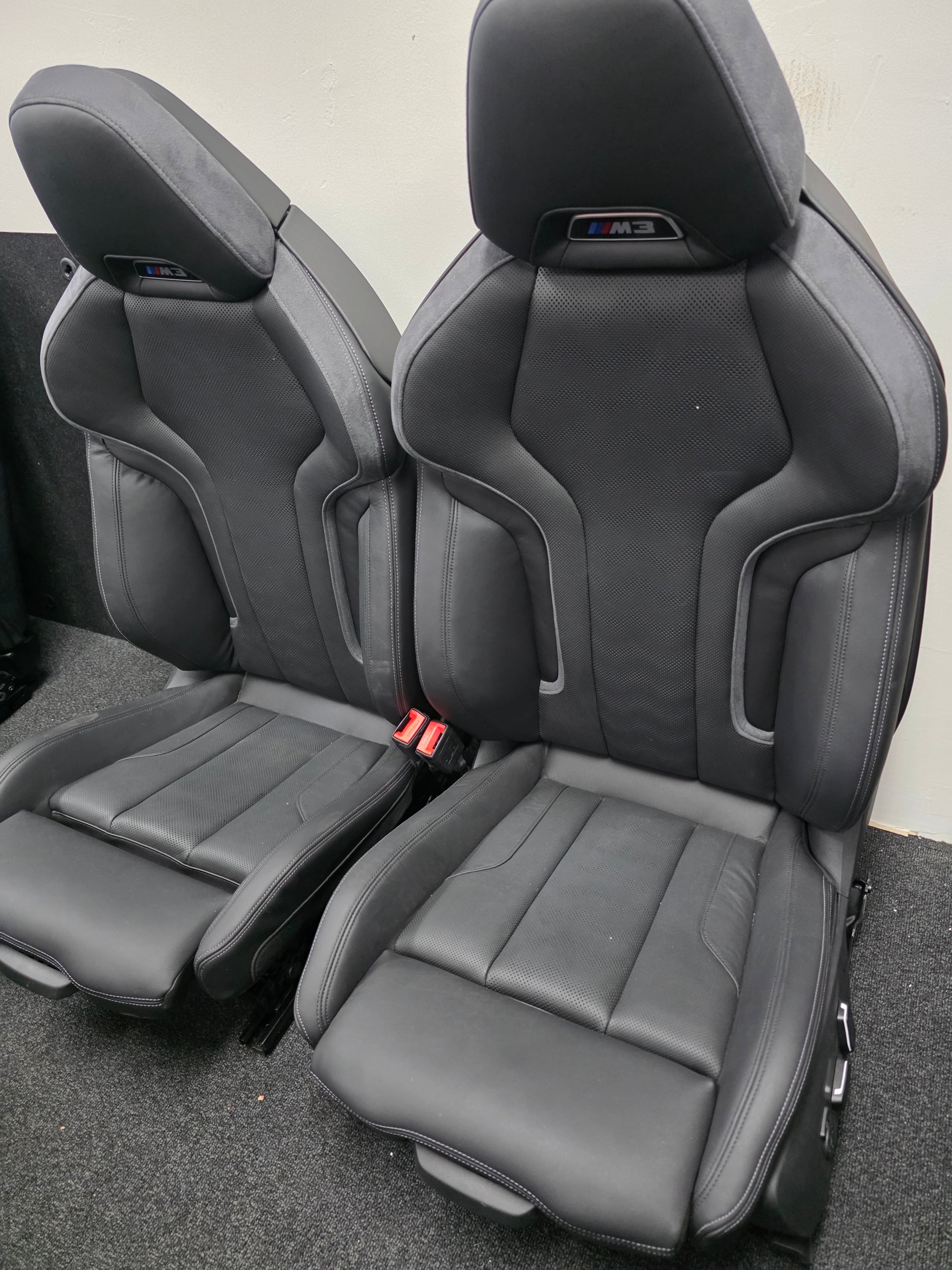 BMW G80 M3 Black Leather Comfort Seats - MPerformance.parts