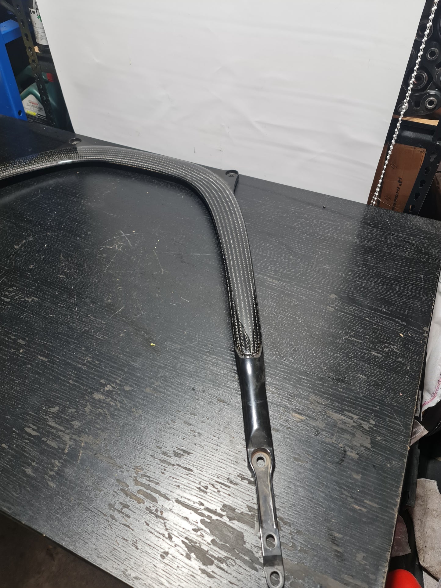 BMW F80 M3 F82 M4 Factory Front U-Shaped Carbon Fiber Brace CFRP - MPerformance.parts