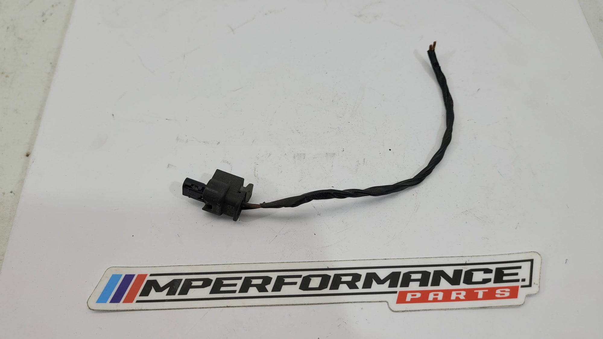 MPerformance.parts exhaust temperature sensor wiring harness with connectors, designed for vehicle exhaust temperature monitoring.