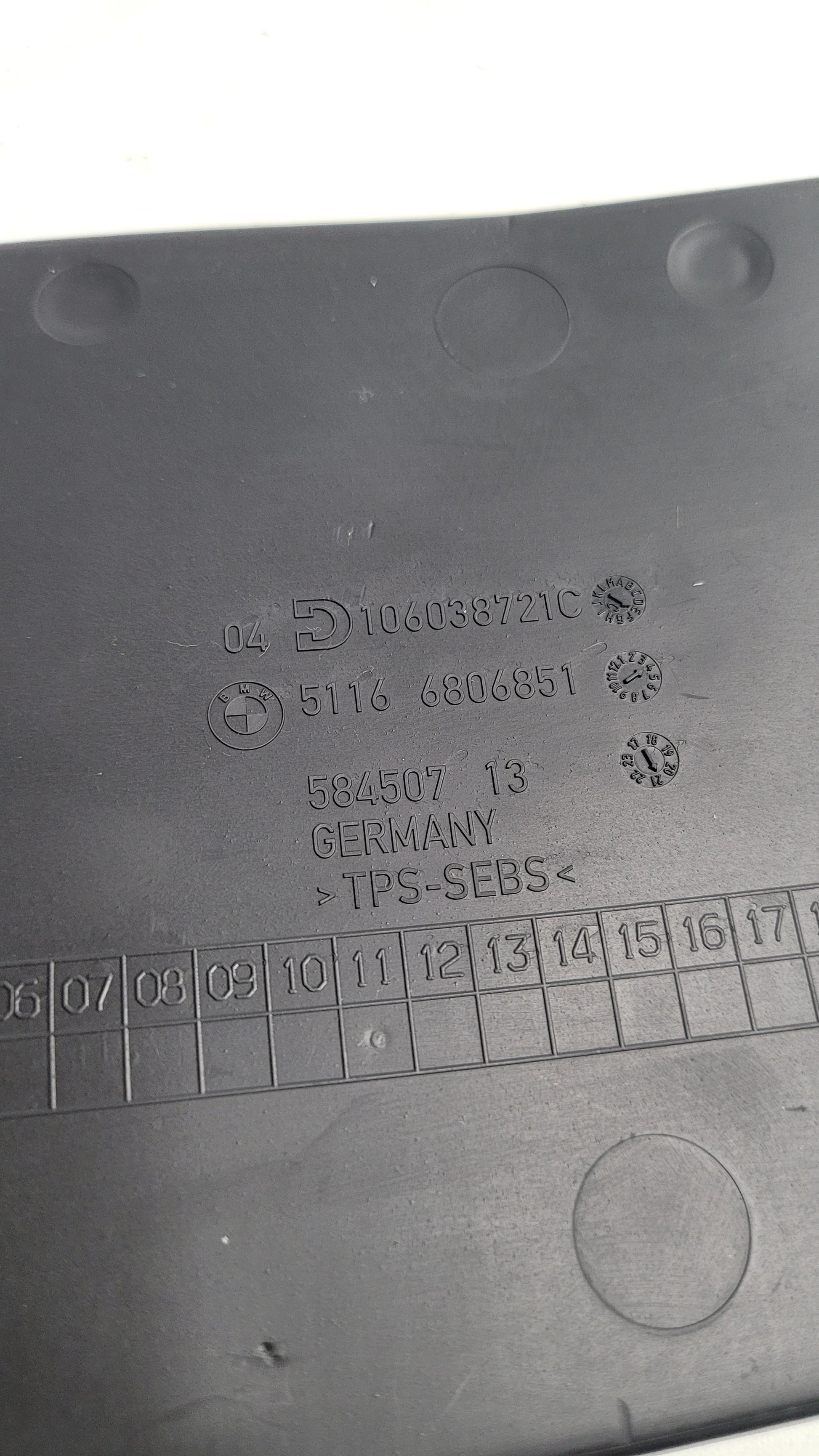 BMW M3 SERIES G80 INSERT MAT CENTER ARMREST STORAGE BIN 6806851 - MPerformance.parts