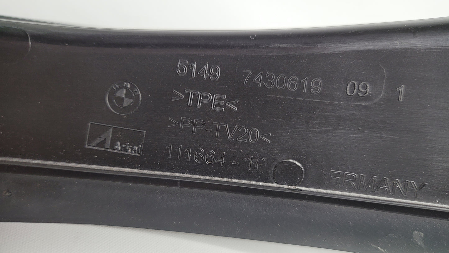 BMW G80 M3 Rear Left Side Trunk Drip Rail Trim Cover Plastic - 7430619 - MPerformance.parts