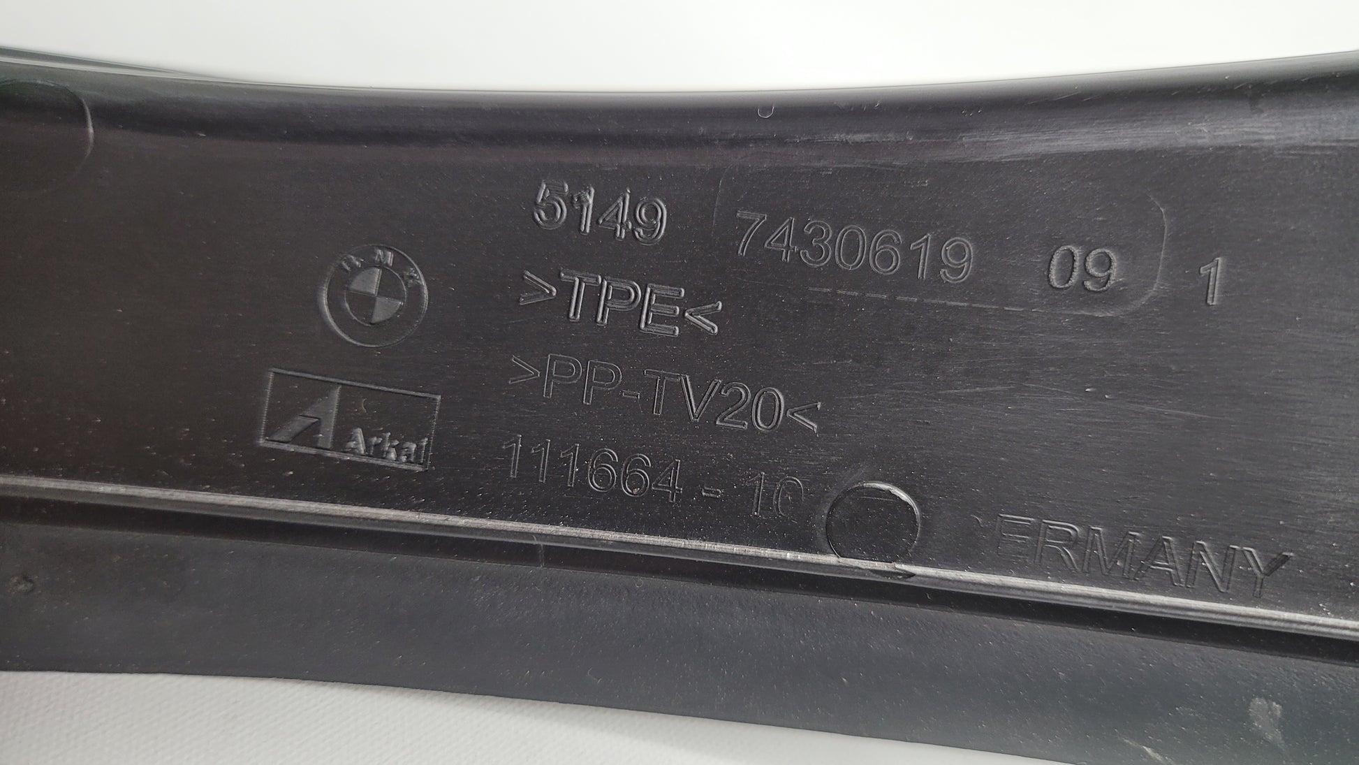 BMW G80 M3 Rear Left Side Trunk Drip Rail Trim Cover Plastic - 7430619 - MPerformance.parts