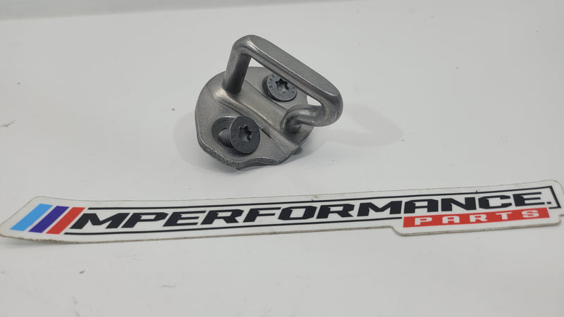BMW G80 G81 Striker Catch Bracket for front and rear door lock latch, part number 7446788, from MPerformance.parts.