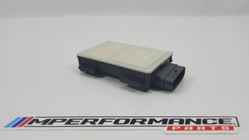 G80 M3 rear change lane radar warning module by MPerformance.parts, showcasing the compact electronic component for vehicle safety.