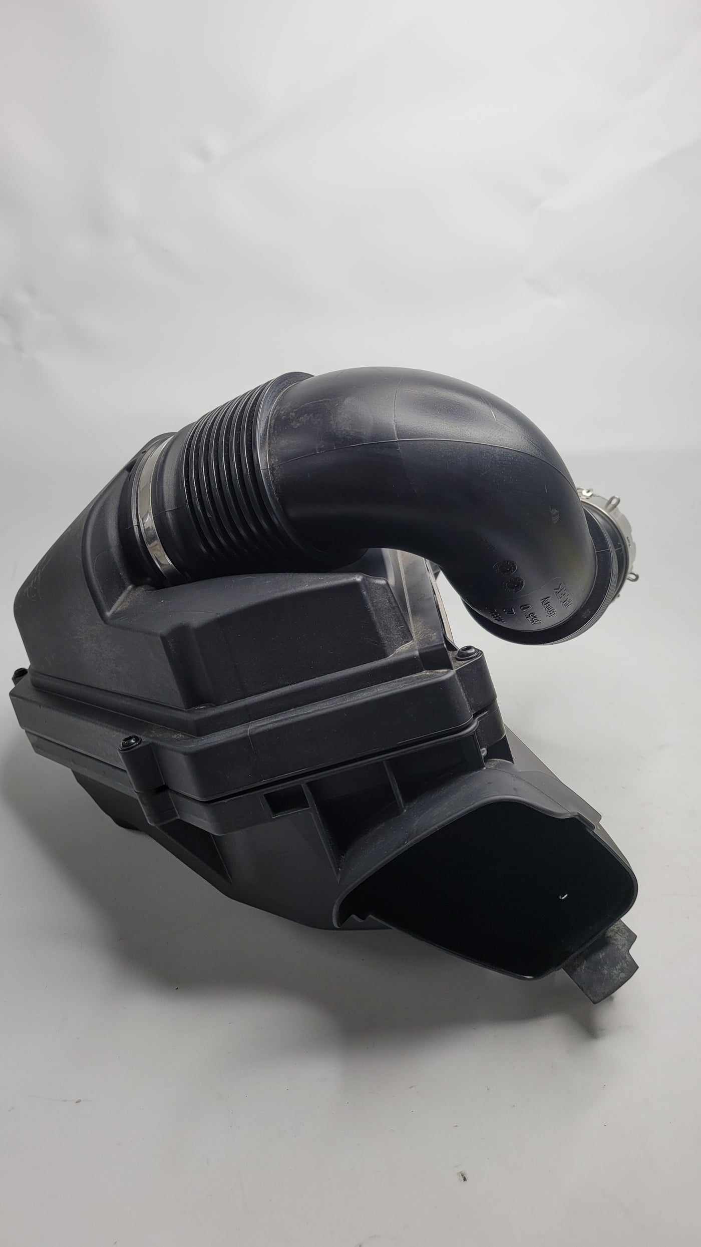BMW M3 M4 G80 G82 G83 right driver side air box filter by MPerformance.parts, showing the filter with detailed components.