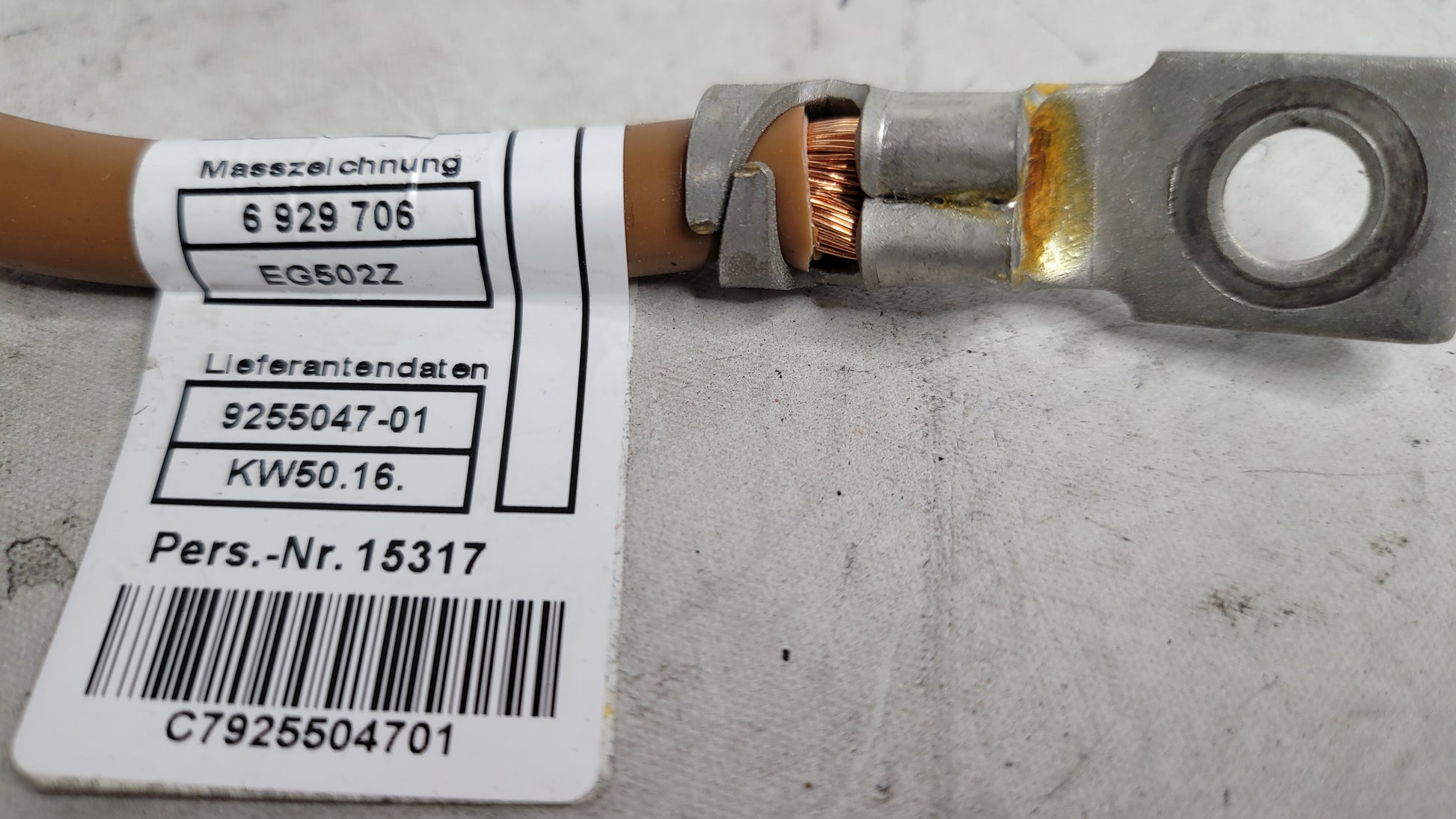 BMW M3 G80 2024 Ground battery cable 15974510 - MPerformance.parts