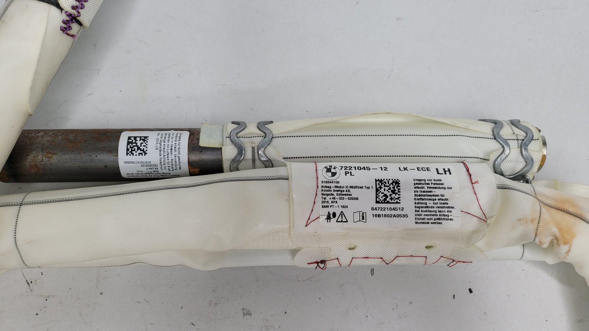 Restraint Systems BMW F20 F30 Left Roof Safety Bag Safety Module 7221045 - MPerformance.parts