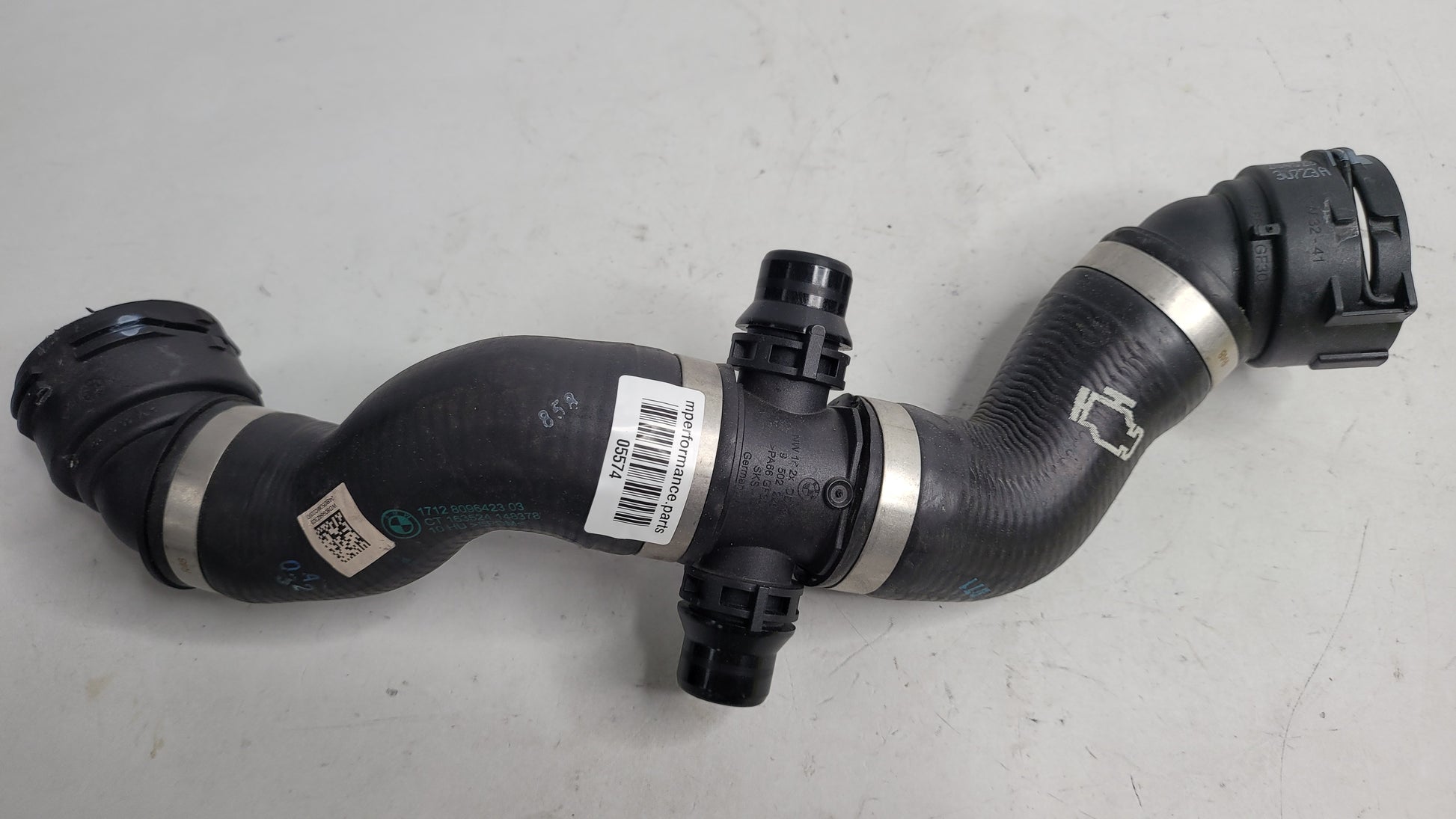 BMW M3 Water Coolant Radiator Hose 17128096423 - MPerformance.parts