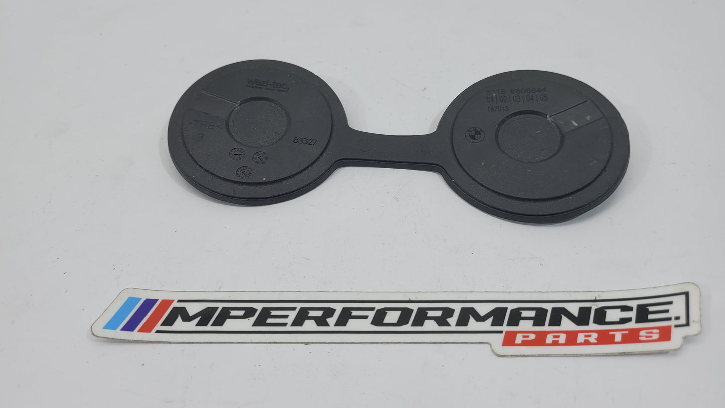 BMW G Series cup holder rubber insert for G80 M3, G42, G20, G21, G22, G23 models, compatible with part 6806844.