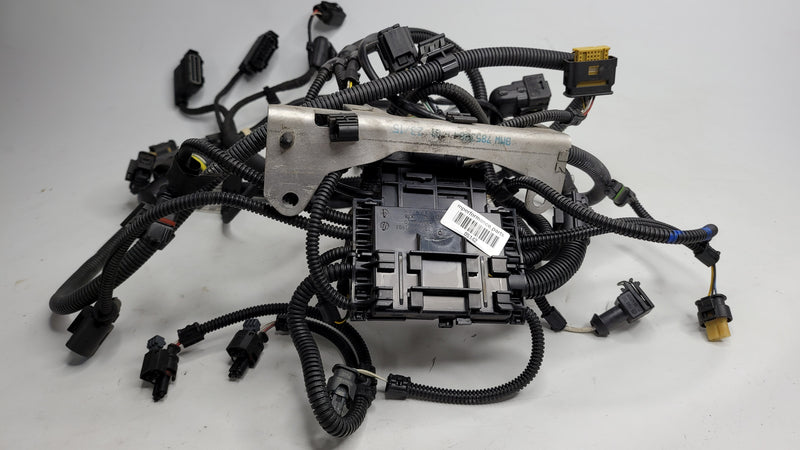 BMW M4 Competition F82 engine wiring harness with detailed wiring and connectors, designed for high-performance vehicle wiring.