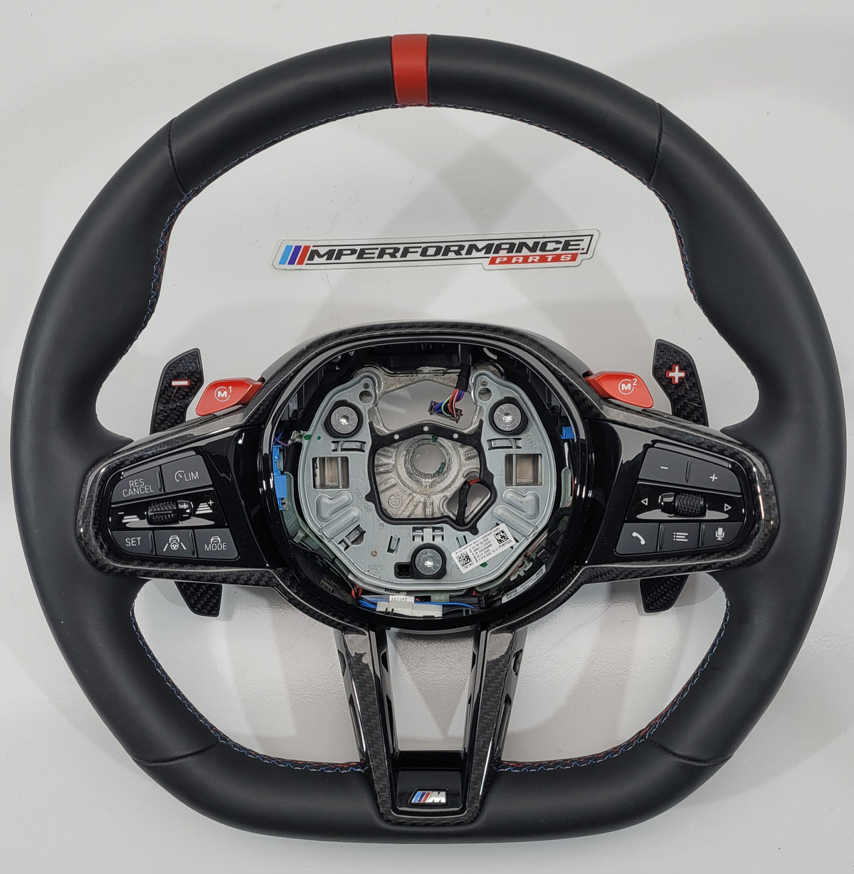 GENUINE BMW M3 G80 G81 LCI M4 G82 G83 LCI STEERING WHEEL M TRIM CARBON PADDLES