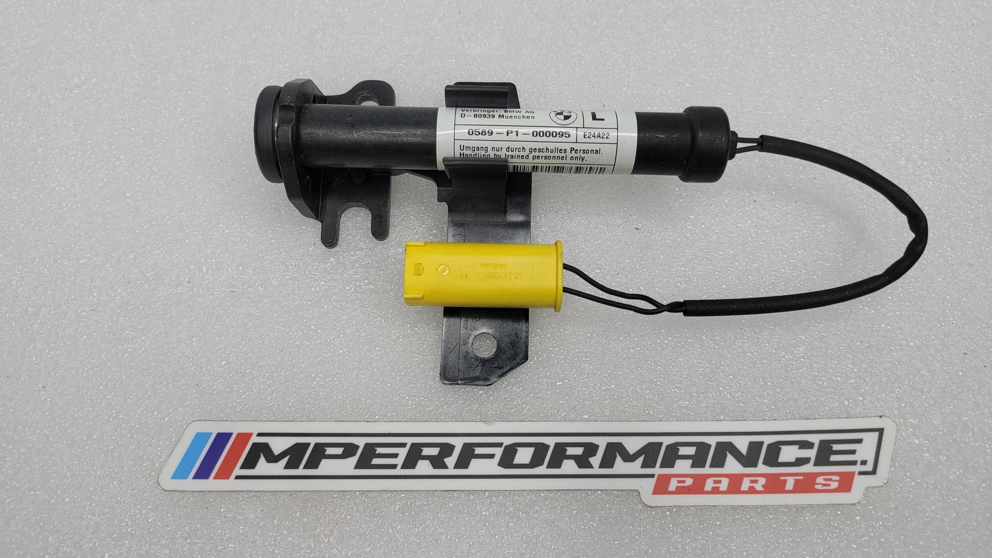 BMW M3 G8x actuator bonnet by MPerformance.parts, close-up view of the high-quality engine compartment component.
