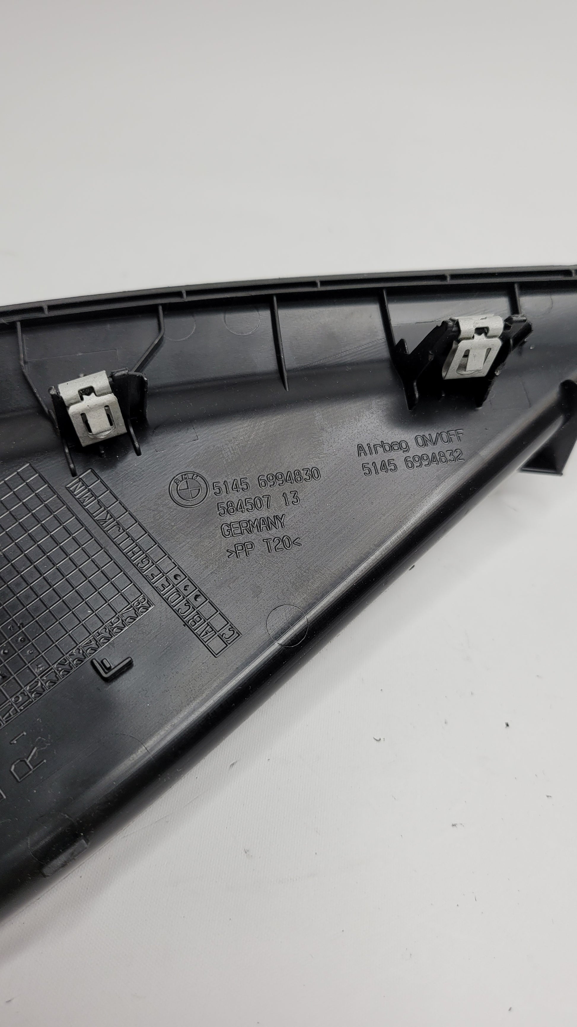 BMW M3 G80 DASH DASHBOARD RIGHT SIDE END CAP TRIM COVER 5145-6994830 - MPerformance.parts