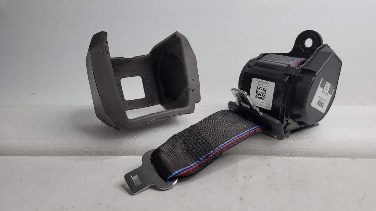 BMW MPerformance.parts front bumper cover in black with aerodynamic design and vent details, showcasing high-quality automotive parts.