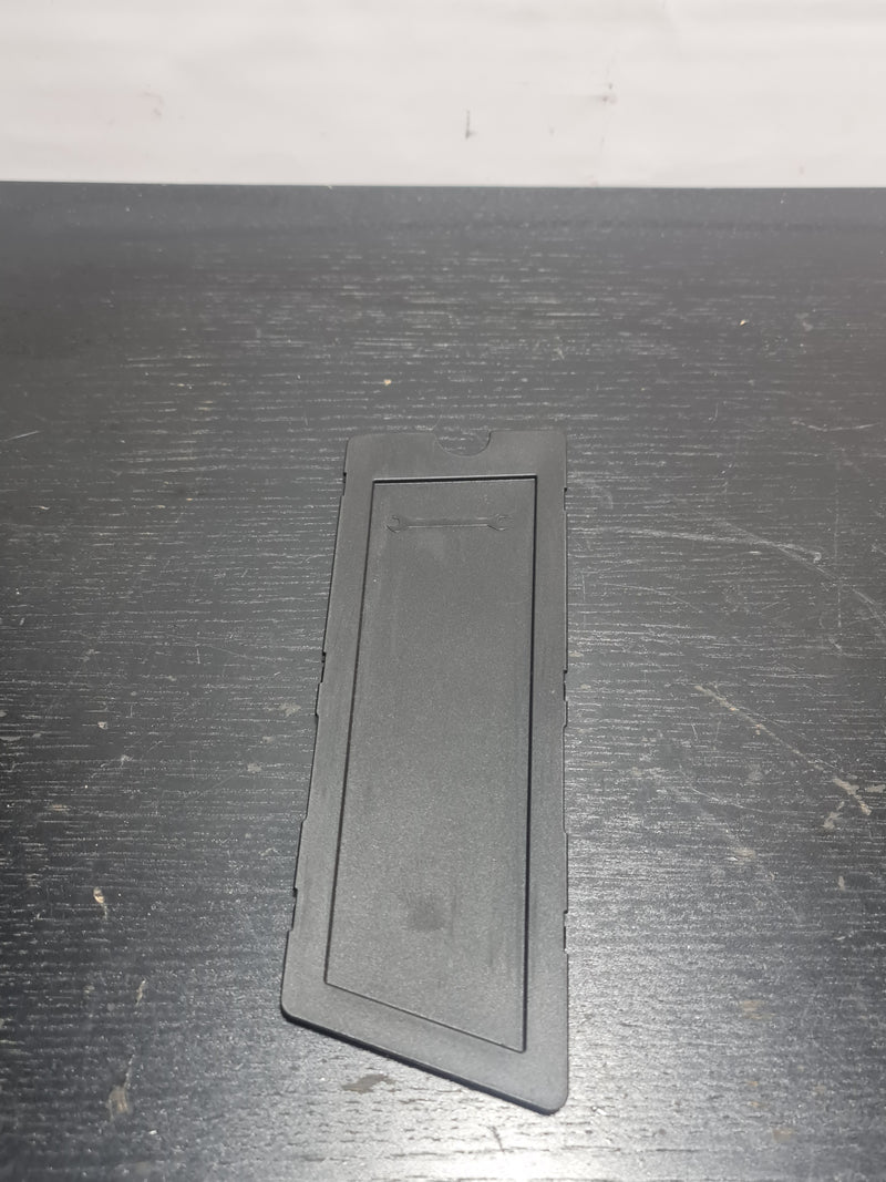 BMW G80 M3 trunk left storage compartment tray by MPerformance.parts, showing the black molded plastic interior with compartment details.