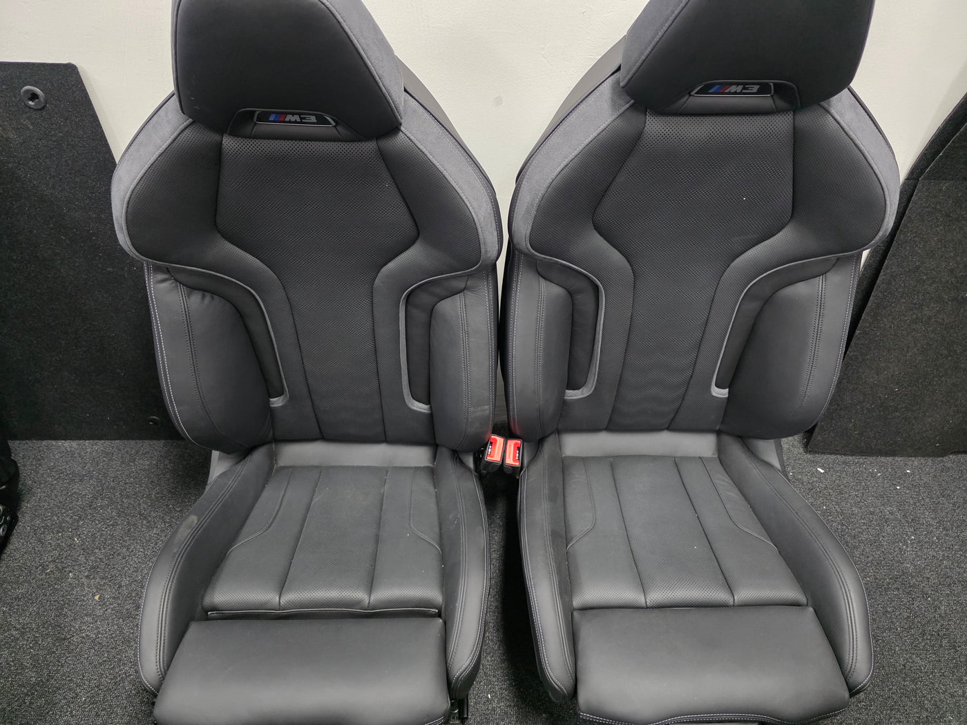 BMW G80 M3 Black Leather Comfort Seats - MPerformance.parts