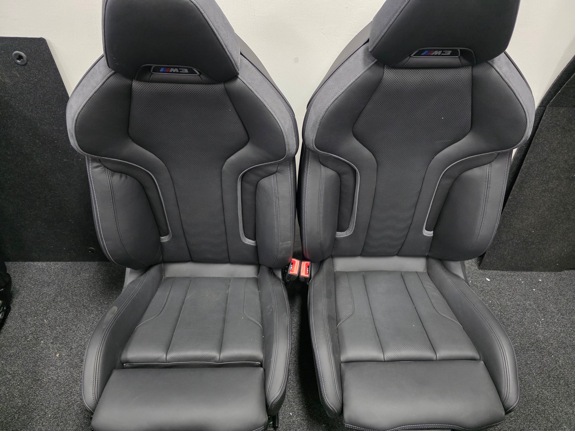 BMW G80 M3 Black Leather Comfort Seats - MPerformance.parts