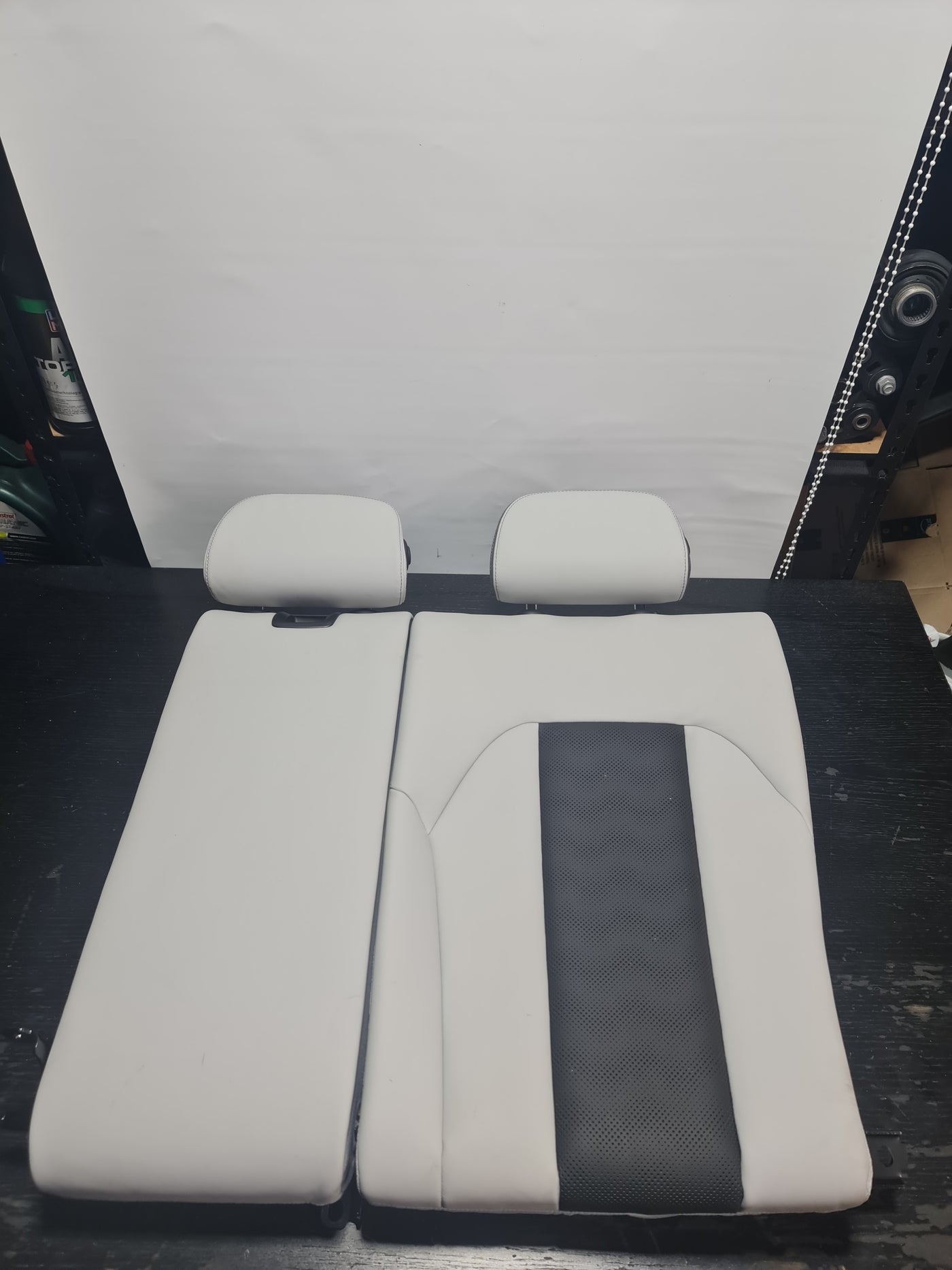 2023 BMW M3 COMPETITION XDRIVE G80 OEM SILVERSTONE LEATHER REAR SEAT ASSY - MPerformance.parts