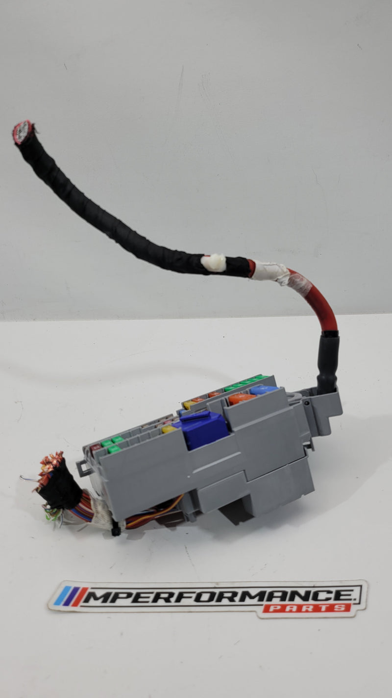 M3 G80 interior front fuse relay box with labeled fuse slots and electrical connections, manufactured by MPerformance.parts.