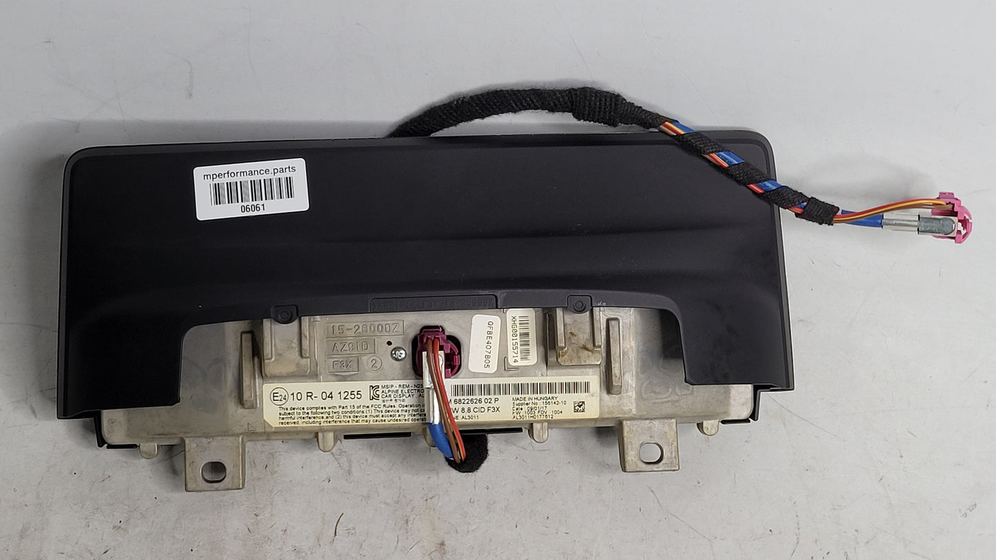 F30 F31 F32 F33 F36 F20 F22 F80 F82 M4 EVO SAT NAV SCREEN NAVIGATION MONITOR 6822626