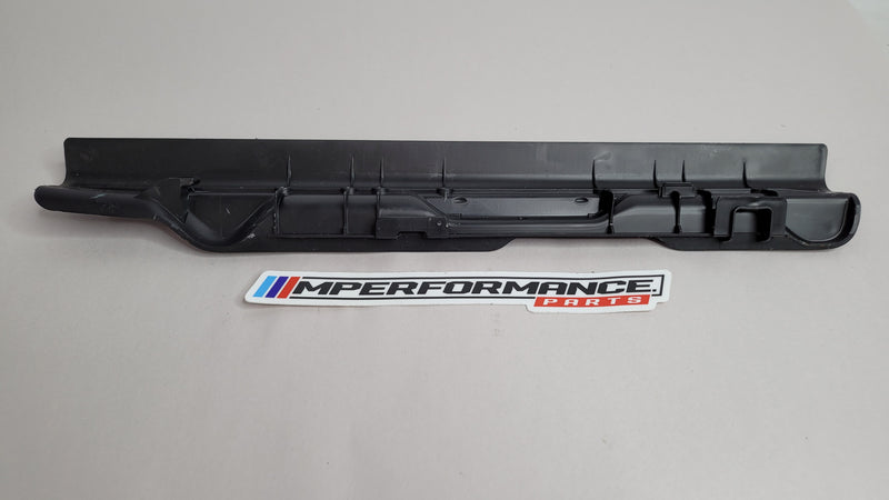 BMW 3 Series F30 320D front passenger seat rail cover trim by MPerformance.parts, includes the seat rail and cover details.