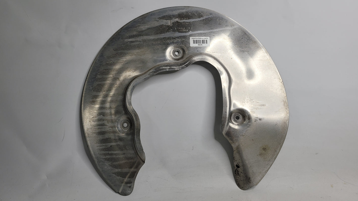 2021 - 2023 BMW G80 M3 COMP RWD FRONT LEFT DRIVER KNUCKLE WHEEL HUB DUST SHIELD 8093711 - MPerformance.parts