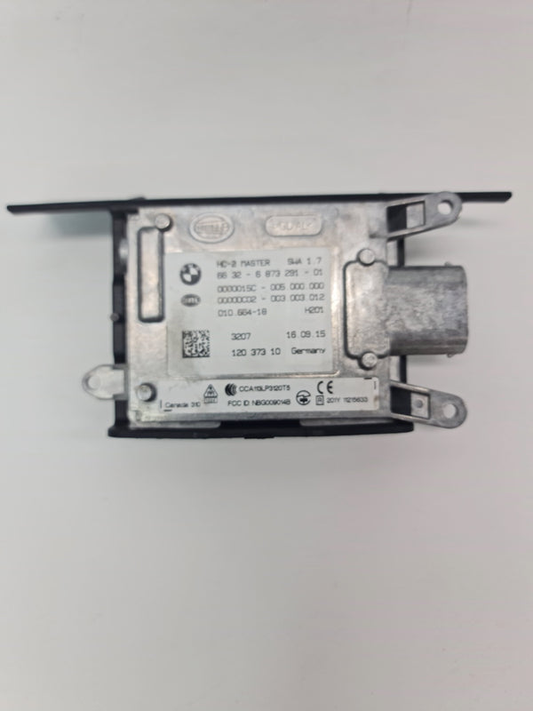 BMW F80/82 M3 M4 lane change warning blind spot sensor attached to vehicle side mirror for safety alert functionality