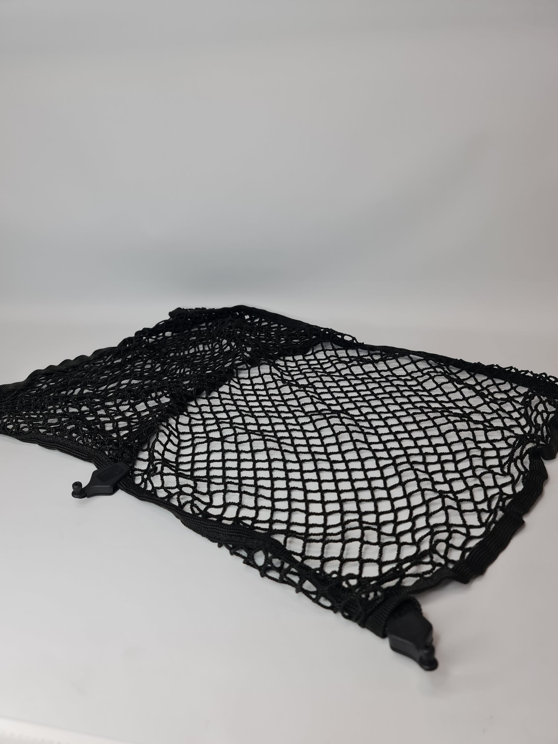 BMW Trunk Storage Hammock Black Mesh Net OS Pocket Stretch Clip Organization - MPerformance.parts