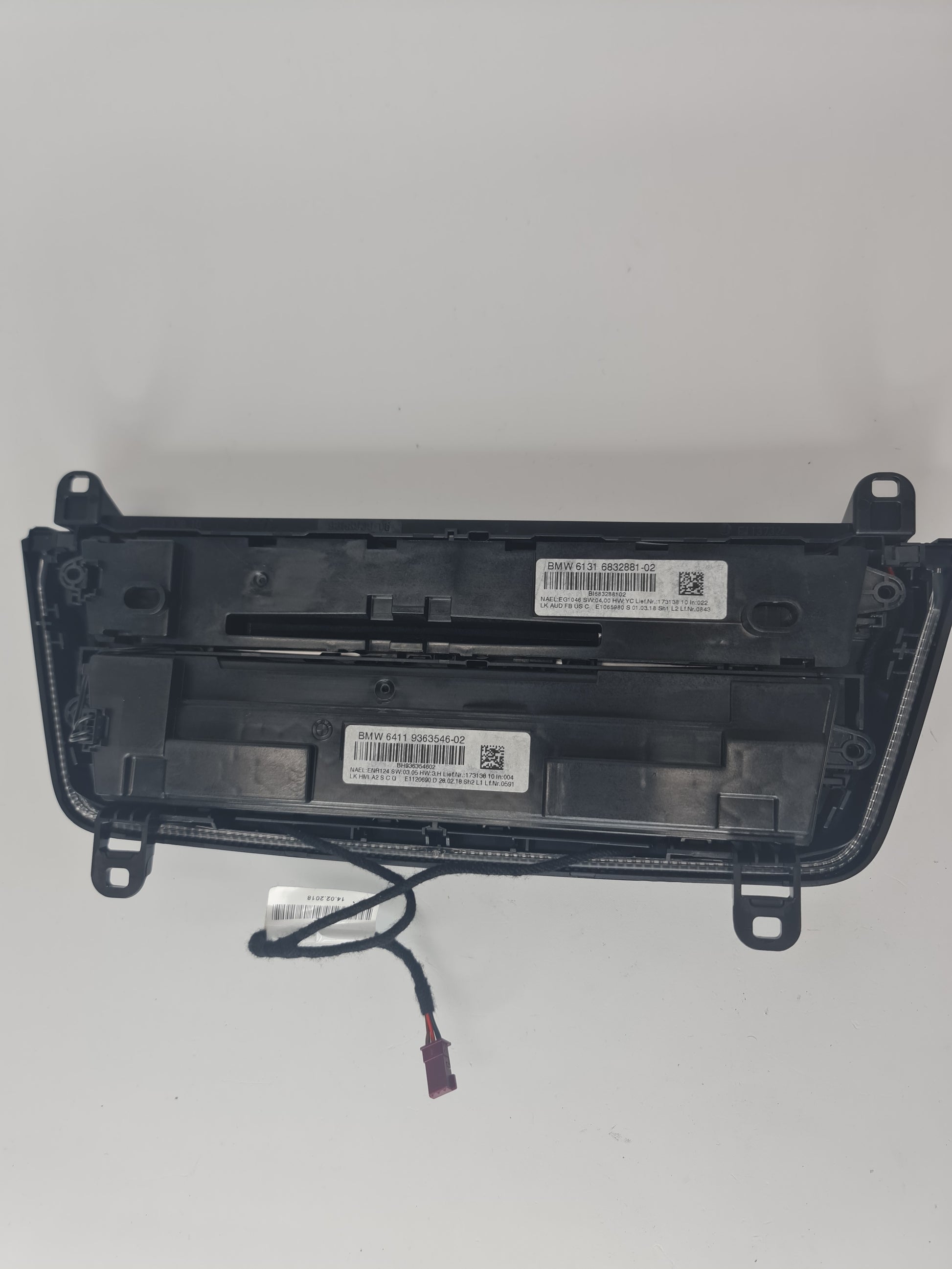 12-18 OEM BMW F30 F32 F36 M3 M4 AC Heater Control Panel Radio Media Ambient LED 61316832881 - MPerformance.parts