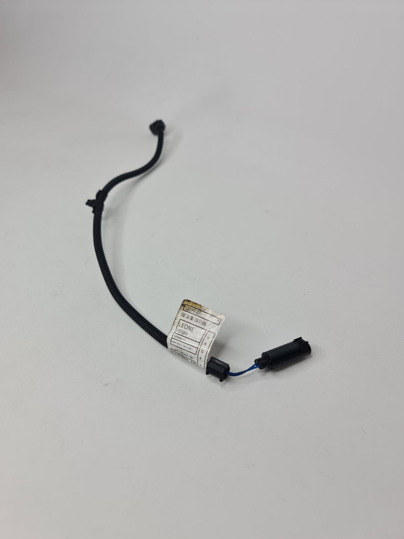 BMW M4 engine crankshaft position sensor with adapter lead and outside-temperature sensor, compatible with 2015-2020 models.