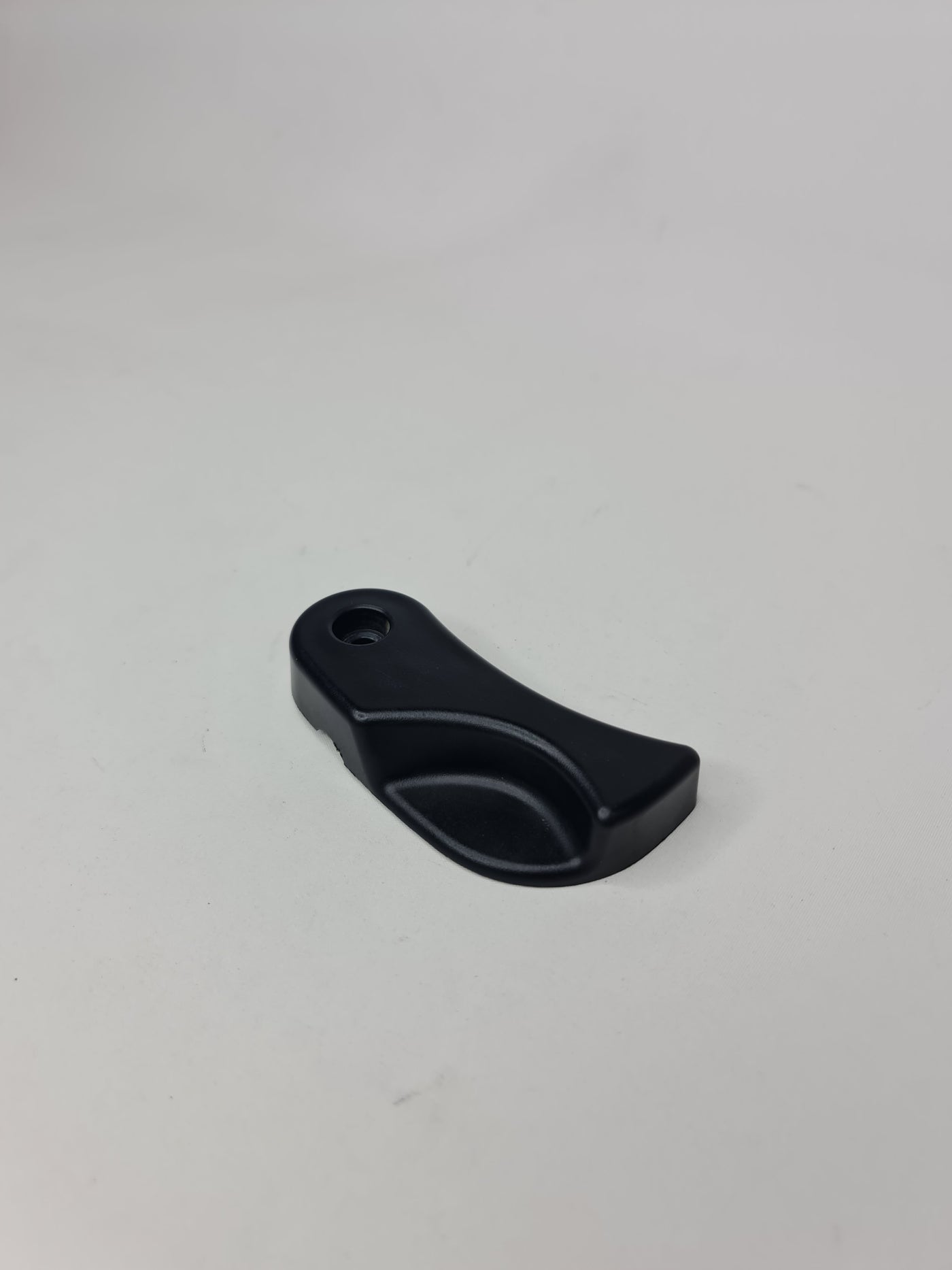 Original BMW X1 F48 engine hood mechanism lever, part 51237309608, showing the metal lever with mounting points and connecting components.