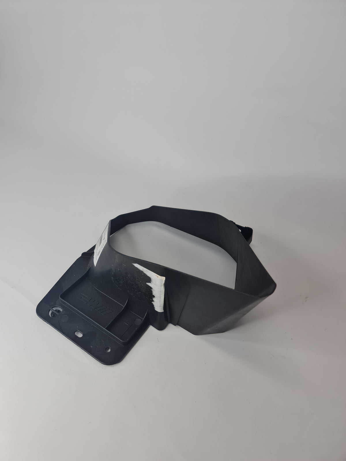 BMW M2 front left cooler air duct guide for 2019-2020 models, displaces radiator, made by BMW, part number 51-74-8-073-525.