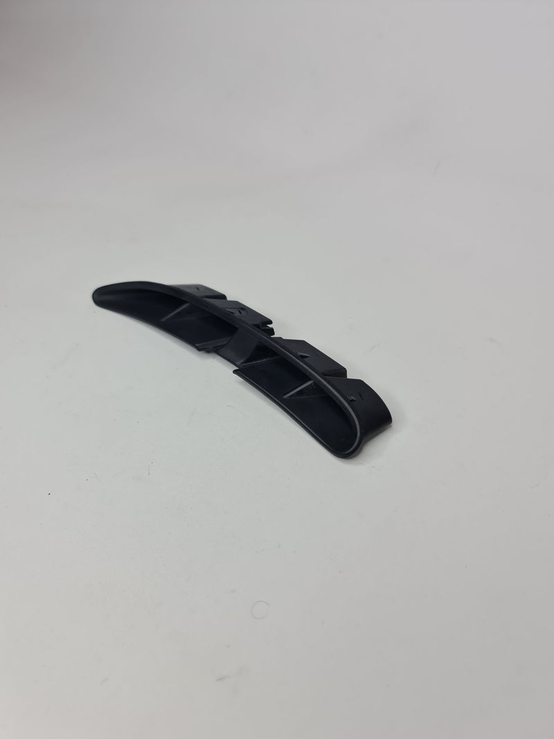 BMW M3 F30 front wing left ornamental air duct grille, genuine OEM part, with detailed grille design and mounting features visible.