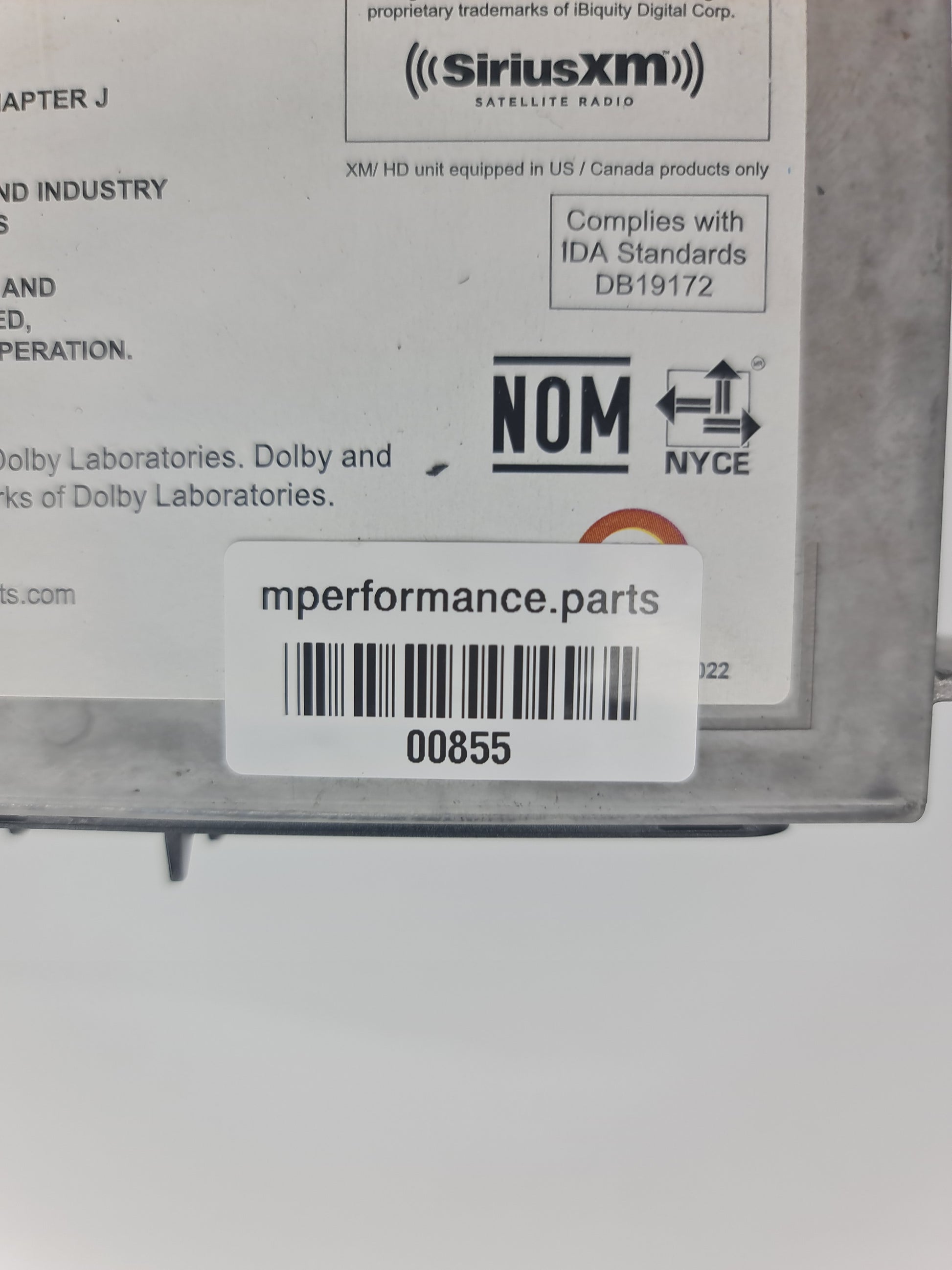 BMW 550I F10 NBT HEAD UNIT NAVIGATION MODULE OEM 2011-2016 - MPerformance.parts