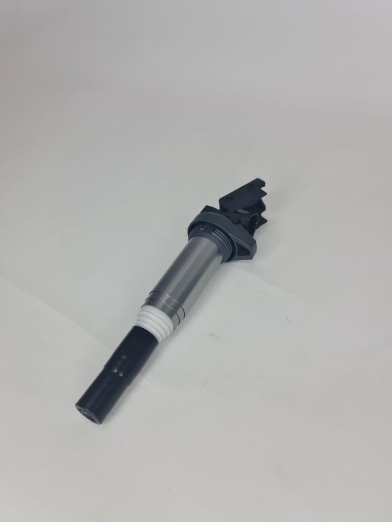 BMW ignition coil for models 2001-2020, part number 12-13-8-616-153, shown in the image with electrical connectors.