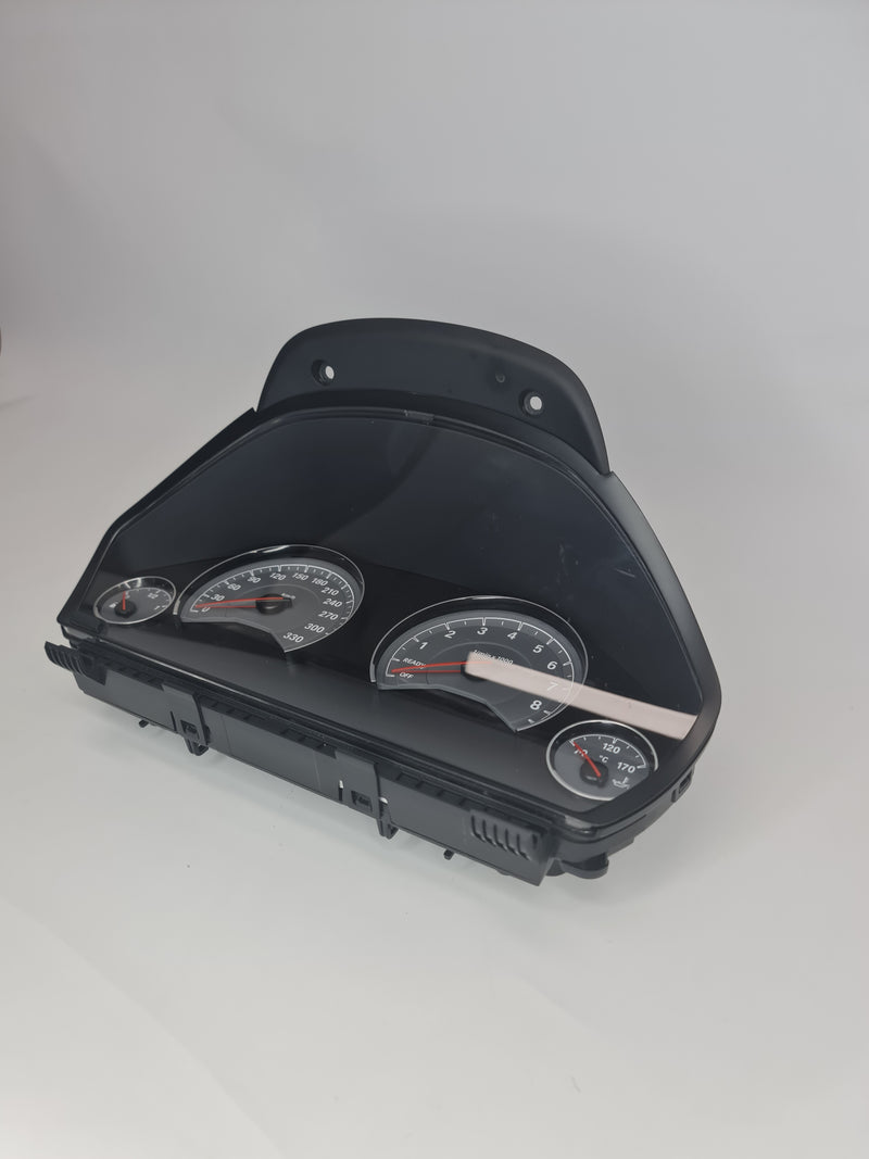 BMW 4 Series Convertible instrument cluster with speedometer, F33 and F83 models, showing gauges and digital display.