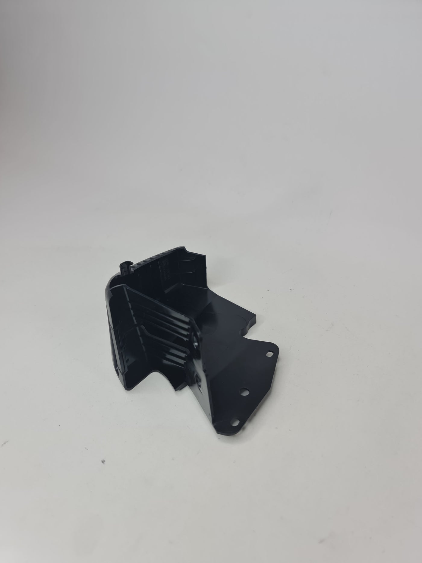 BMW 2 Series F22 F87 228i coupe rear seat belt cover trim on the left side, black plastic interior part, 2016 model