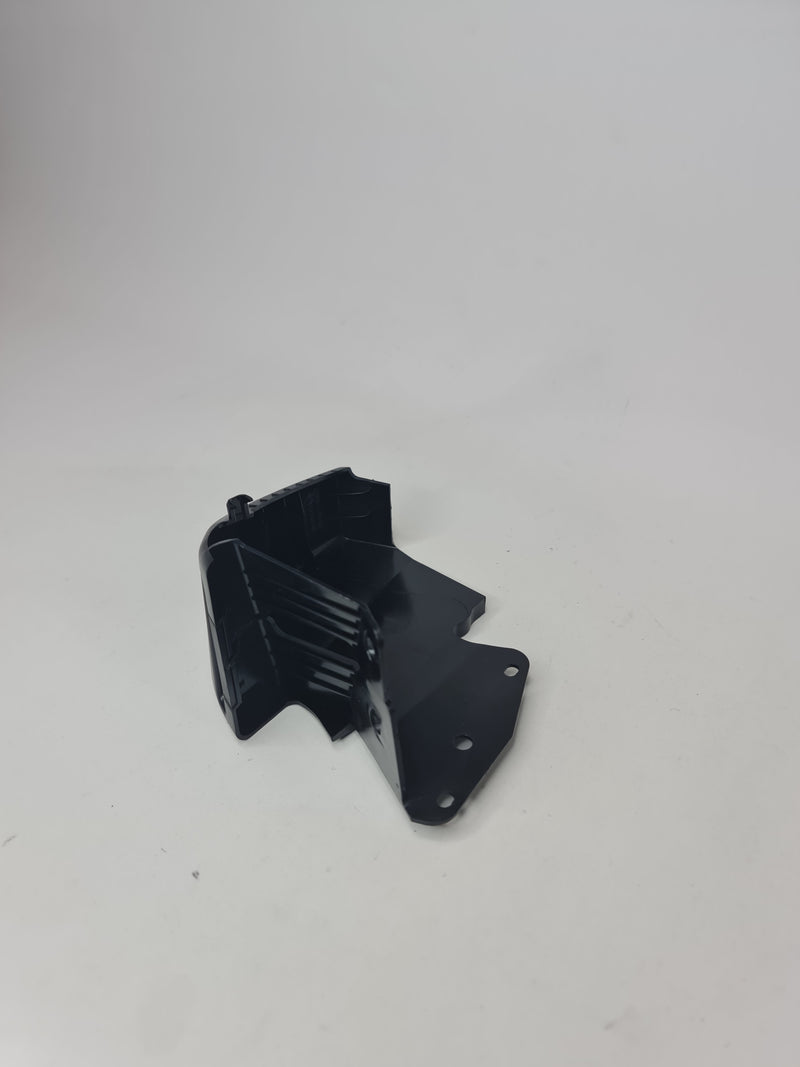 BMW 2 Series F22 F87 228i coupe rear seat belt cover trim on the left side, black plastic interior part, 2016 model