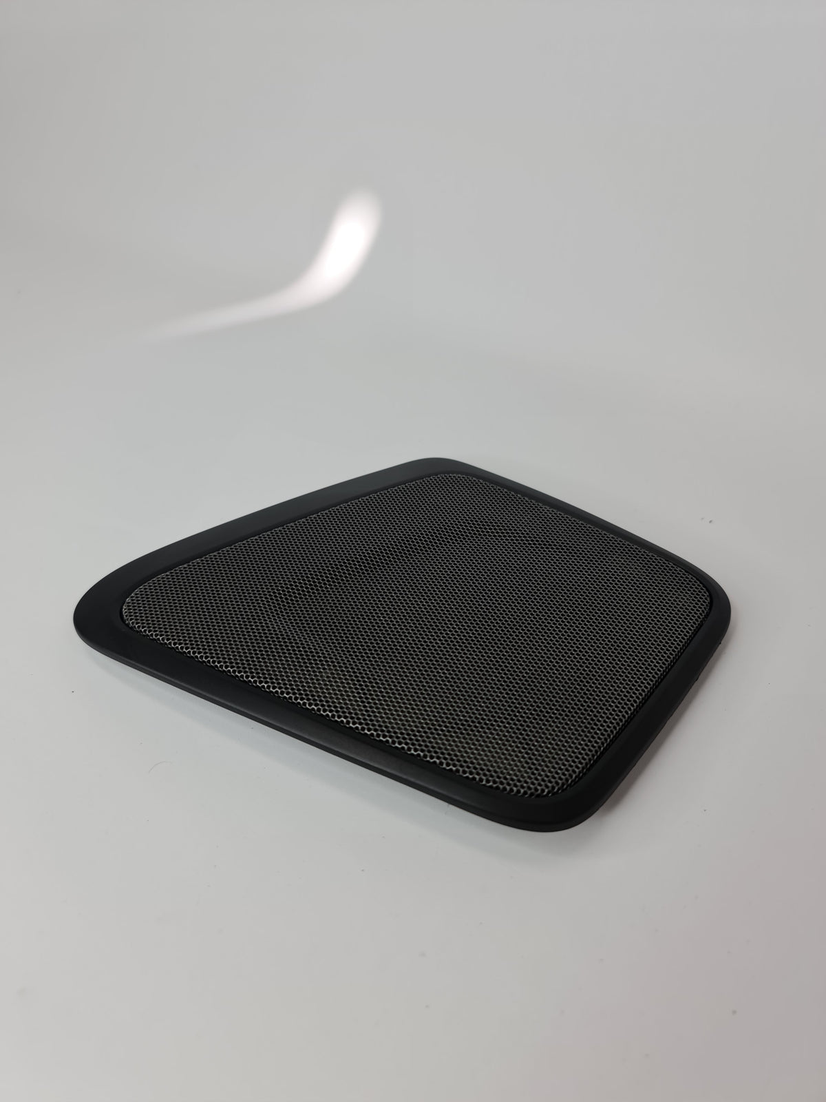 BMW F22 F87 M2 2 Series rear upper speaker cover trim, OEM part, black plastic with textured finish.